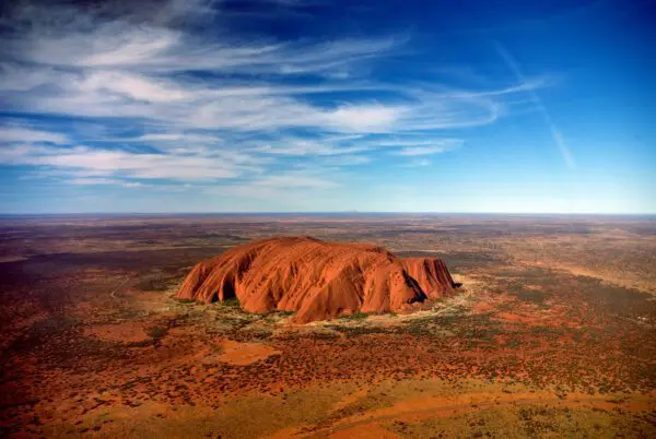 Australiens höjdpunkter Ayers Rock